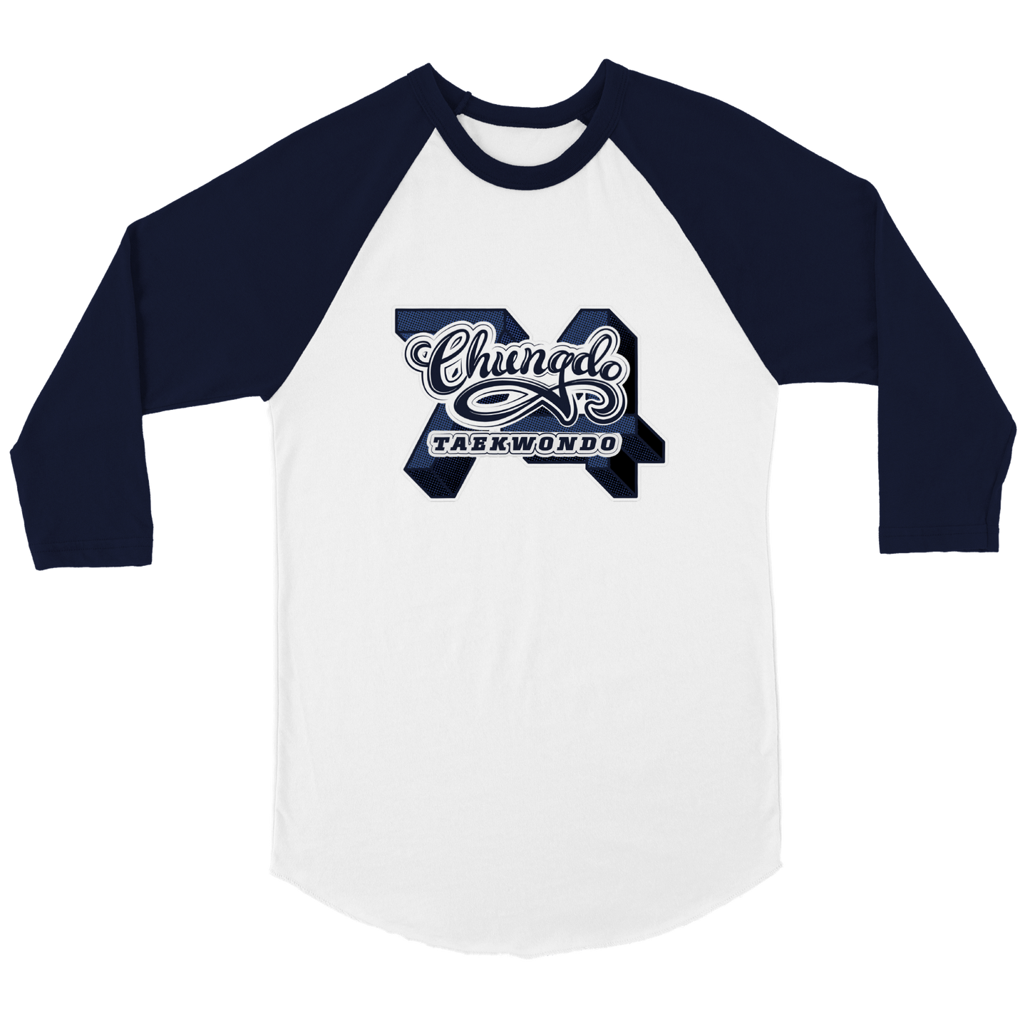 Chungdo '74 Raglan 3/4 sleeve tee shirt